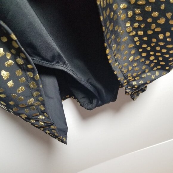 NWT Swimsuits For All Women's Black/Gold One-piece Swimsuit Sz 30 - Picture 5 of 9